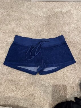 HARDTAIL JUNIORS LARGE BNWOT navy drawstring terry shorts